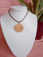 Gravírozott 808nő natúr kerek fanyaklánc - Image 11