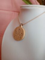 Gravírozott 808nő natúr kerek fanyaklánc - Image 16