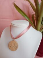 Gravírozott 808nő natúr kerek fanyaklánc - Image 9