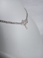 Fektetett 808nő ezüstözött rézékszer szívvel - Image 7