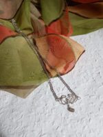 Fektetett 808nő ezüstözött rézékszer szívvel - Image 8