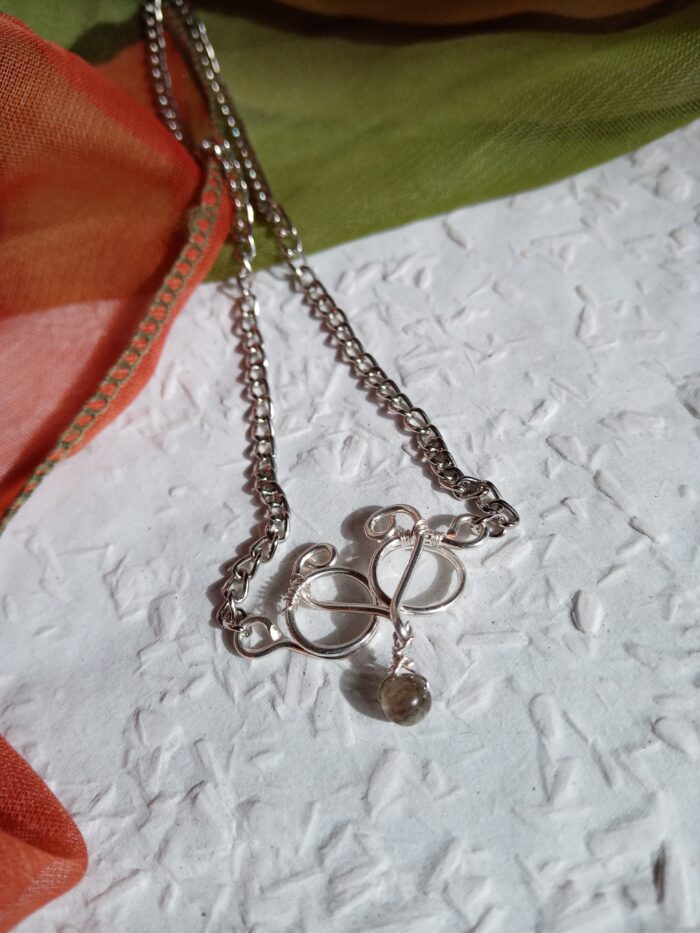 Fektetett 808nő ezüstözött rézékszer szívvel - Image 10