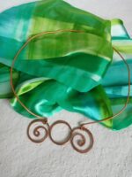 Réz 808nő ékszer rézszínű bőrzsinóron 10.5 cm hosszú medállal - Image 4