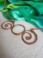 Réz 808nő ékszer rézszínű bőrzsinóron 10.5 cm hosszú medállal - Image 5