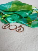 Réz 808nő ékszer rézszínű bőrzsinóron 10.5 cm hosszú medállal - Image 6