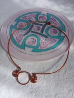 MINI Réz 808nő ékszer rézszínű bőrzsinóron 5 cm medállal - Image 3