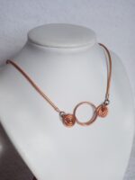 MINI Réz 808nő ékszer rézszínű bőrzsinóron 5 cm medállal - Image 5