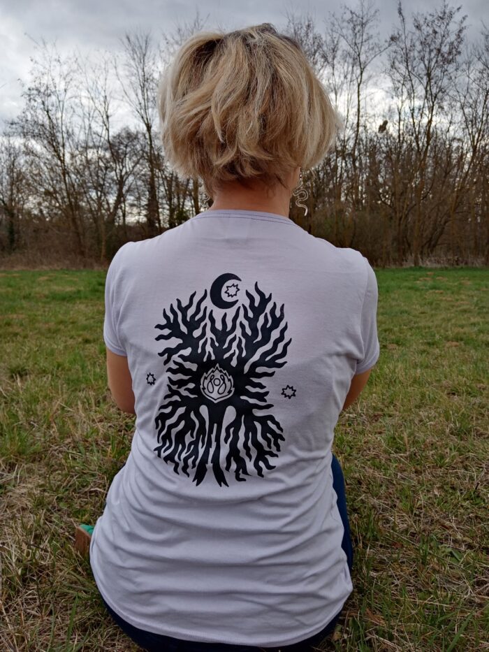 808nő pamut póló / levendula - Image 4