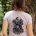 808nő pamut póló / levendula