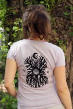 808nő pamut póló / levendula