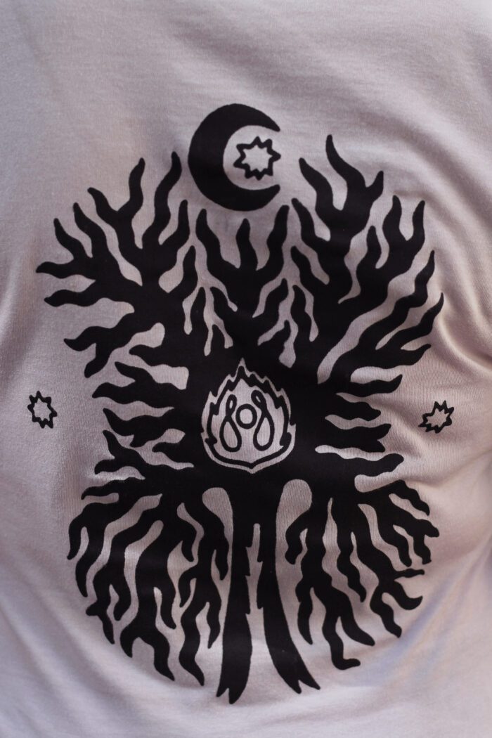 808nő pamut póló / levendula - Image 2