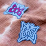 808nő felvarró / pillangó