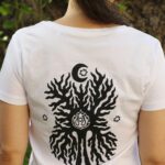 808nő pamut póló / fehér