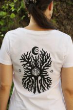 808nő pamut póló / fehér