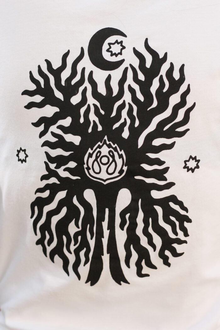 808nő pamut póló / fehér - Image 2