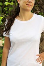 808nő pamut póló / fehér - Image 3